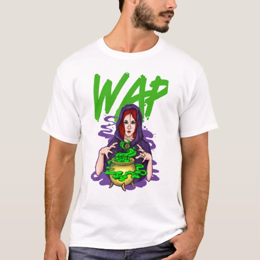 Spooky Witches And Potions Wap Costume For Hallowe T-shirt (Voorkant)