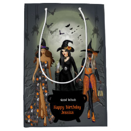 Spooky Witches Halloween Party Medium Cadeauzakje