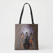 Spooky Witches Halloween Party Tote Bag (Voorkant)