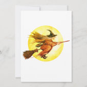 Spooky Witches Night Out Halloween Invitation Kaart (Achterkant)