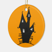Spooky Witch's House Circle Ornament (Links)