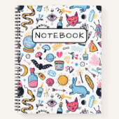 Spooky Witchy Magic Notitieboek (Voorkant)