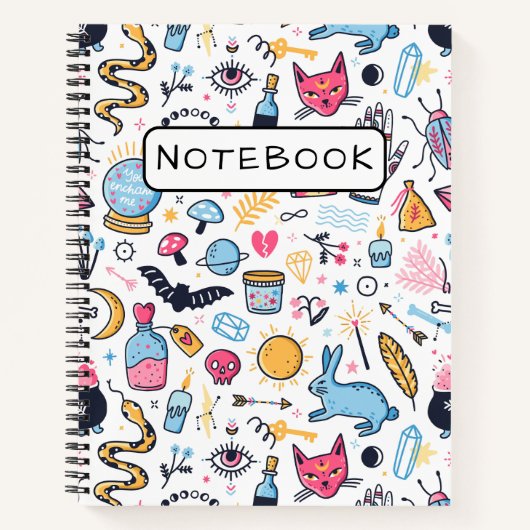Spooky Witchy Magic Notitieboek (Voorkant)