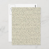 Spooky Words Briefkaart (Voorkant / Achterkant)