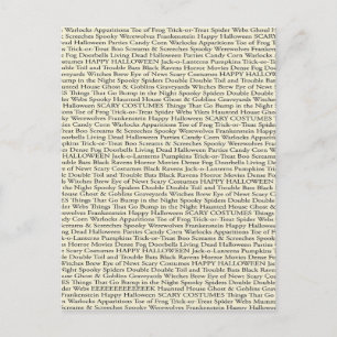 Spooky Words Briefkaart