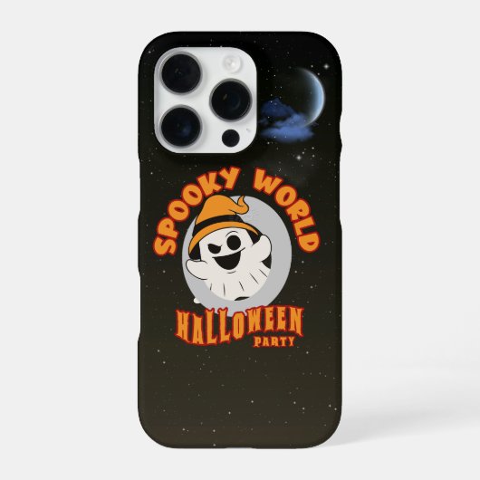 Spooky World Halloween Feest | iPhone Hoesje (Achterkant)
