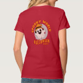 Spooky World Halloween Feest | Vrouwen V-Hals T-shirt (Achterkant)