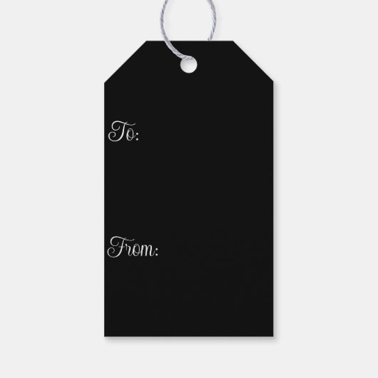 Spooky Xmas Gift Labels Cadeaulabel (Achterkant)