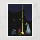 Spooky Yule Critter Quartet Briefkaart (Voorkant)