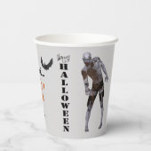 Spooky Zombie Alleen een Drink Halloween Party  Papieren Bekers (Achterkant)