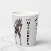 Spooky Zombie Alleen een Drink Halloween Party  Papieren Bekers (Voorkant)
