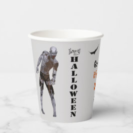 Spooky Zombie Alleen een Drink Halloween Party  Papieren Bekers