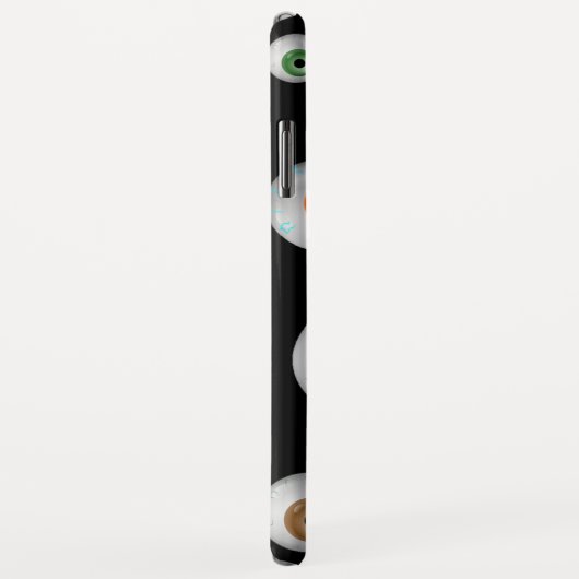 Spooky Zombie Bloodshot Eyeballen Black Case-Mate iPhone Case (Achterkant/rechts)