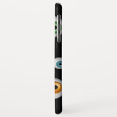 Spooky Zombie Bloodshot Eyeballen Black Case-Mate iPhone Case (Achterkant/links)