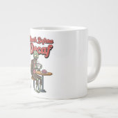 Spooky Zombie Coffee Lover Halloween Grote Koffiekop (Voorkant rechts)