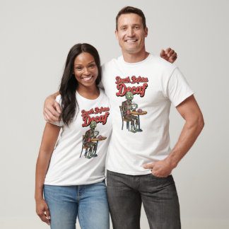Spooky Zombie Coffee Lover Halloween T-shirt