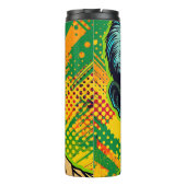 Spooky Zombie Comic Book Pop Kunst Thermosbeker (Achterkant)