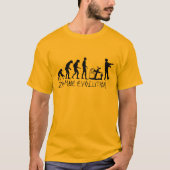 Spooky Zombie Evolution RIP Funny Halloween Zombie T-shirt (Voorkant)