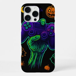 Spooky Zombie Gamer Halloween Sierkussen iPhone 16 Pro Max Hoesje