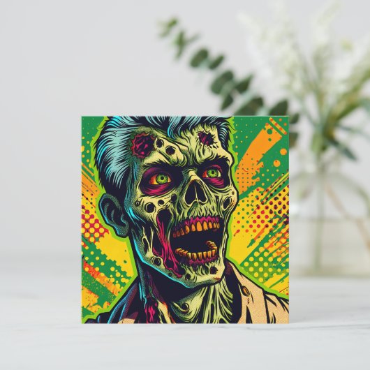 Spooky Zombie Halloween Party (Staand voorkant)