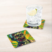 Spooky Zombie Halloween Party Kartonnen Onderzetters (Insitu)