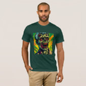 Spooky Zombie Halloween Party T-shirt (Voorkant volledig)