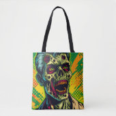 Spooky Zombie Halloween Party Tote Bag (Voorkant)