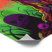 Spooky Zombie Hand Rising Poster (Hoek)