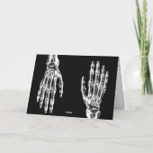 Spooky zombie handen kaart (Achterkant)