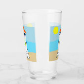 Spooky zomer spook op het strand glas (Links)