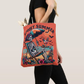 Spooky zomerse canvas tas (Dichtbij)