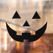 Spooky zwart Jack o lantaarn grappig Halloween Raamsticker (Vel 2)