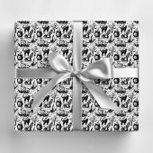 Spooky zwarte katten, vleermuizen & pompoenen Hall Cadeaupapier