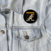 Spookysaurus Halloween Spooky T Rex Dinosaurus Ronde Button 5,7 Cm (In situ)