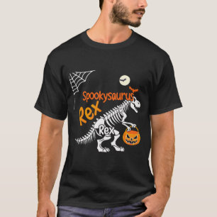 Spookysaurus Rex Halloween T-Rex Skelet T-shirt