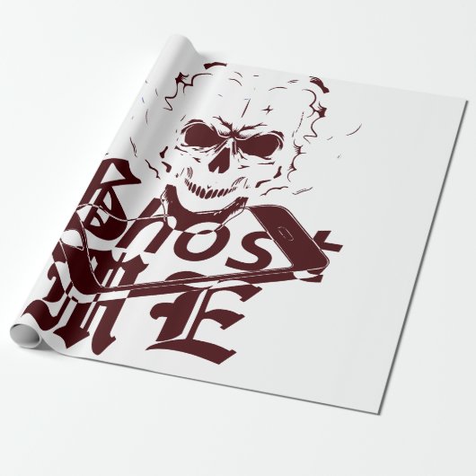 spookzak cadeaupapier (Uitgerold)