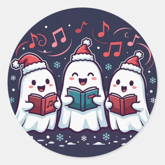 Spookzangende sticker (Voorkant)