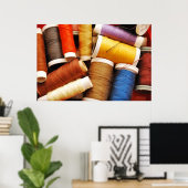 Spool van draad poster (Thuiskantoor)