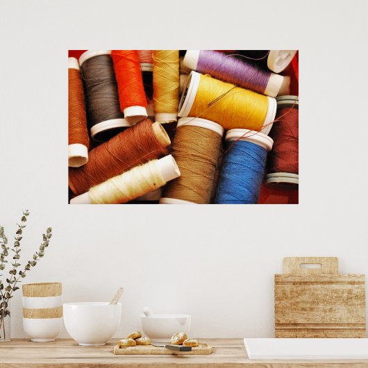 Spool van draad poster (Keuken)