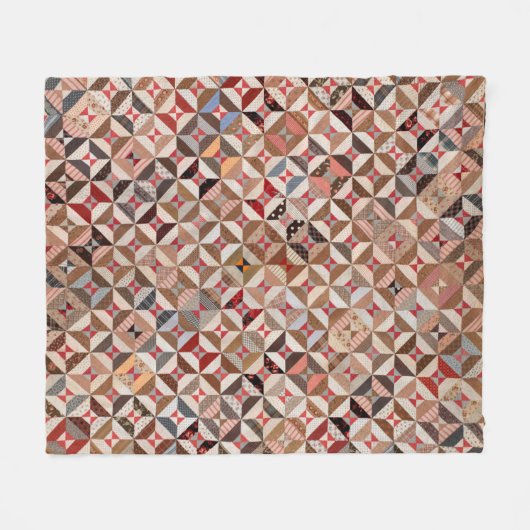 Spoolquilt Fleece Deken (Voorkant (Horizontaal))