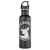 Spoon And Crockpot Club Funny Deer Hunting Waterfles (Voorkant)