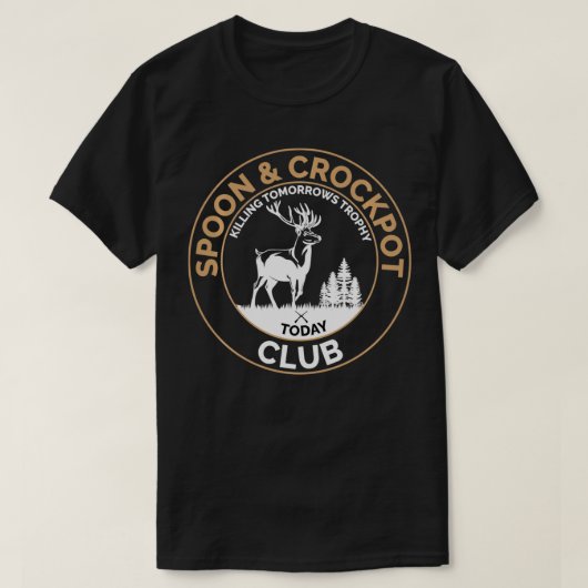 Spoon and Crockpot Club Killing Tomorrows Trophy T T-shirt (Design voorkant)