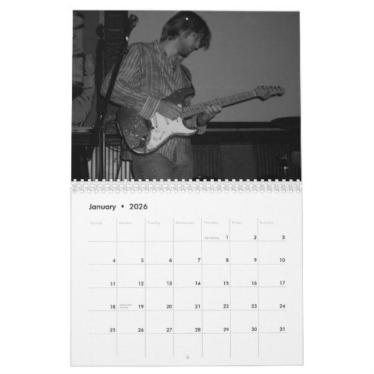 Spoon Bender Calendar Kalender (Jan 2026)