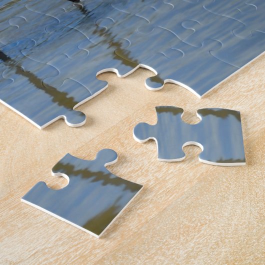 Spoon Bill Wood Stork Florida Legpuzzel (Zijkant)