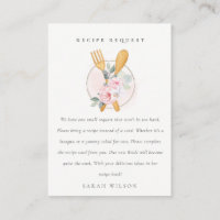 Spoon Fork Floral Recipe Request Vrijgezellenfeest