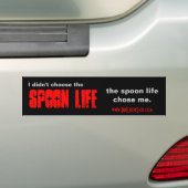Spoon Life/Thug Life Bumpersticker (Op auto)