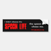 Spoon Life/Thug Life Bumpersticker (Voorkant)