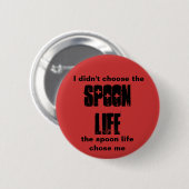 Spoon Life/Thug Life Button (Voorkant /achterkant)