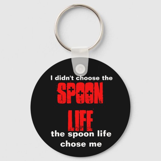 Spoon Life/Thug Life Sleutelhanger (Voorkant)
