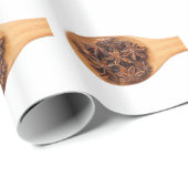 Spoon met steranijs cadeaupapier (Rol Hoek)